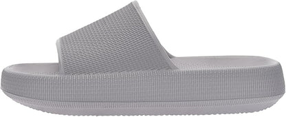 BRONAX Pillow Slippers for Women and Men  House Slides Shower Sandals  Cushioned Thick Sole
