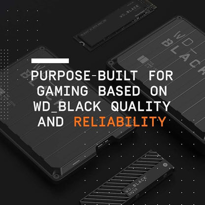 WD_BLACK 5TB P10 Game Drive, Portable External Hard Drive, Works with Playstation, Xbox,  PC - WDBA3A0050BBK-WESN