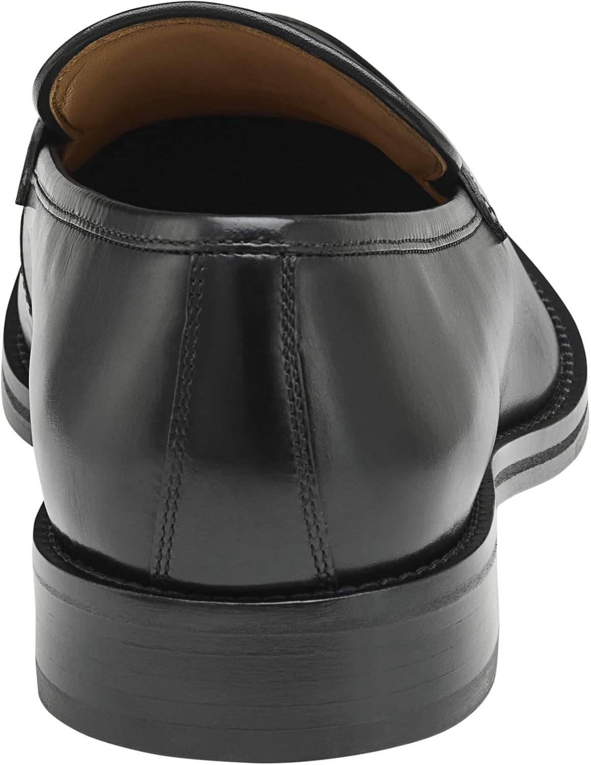 Johnston & Murphy MenТs Meade Penny Shoes | Dress Shoes for Men | Italian Leather Shoes | Leather & Rubber Sole | Removable, Molded Cushioned Insole