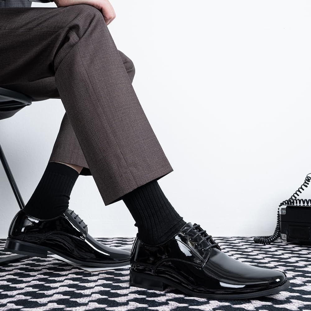 Mens Dress Shoes Formal Business Oxford Shoe Tuxedo Dress Shoes for Men