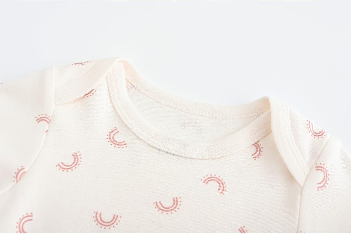 New Born Boy Girl Clothing classic & stylish,easy to mix & match,100%cotton fabric,everyday wear,easy diaper changes,perfect for new parents (5pcs) 6months