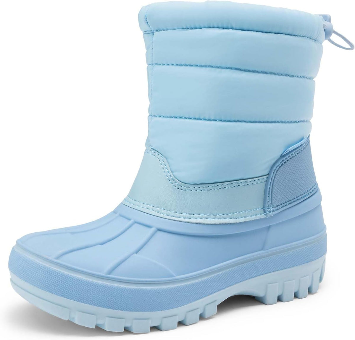 DREAM PAIRS Boys Girls Snow Boots Water-Resistant Outdoor Warm Cozy Anti-Slip Mid Calf Faux Fur Lining Winter Shoes for Toddler/Little/Big Kids