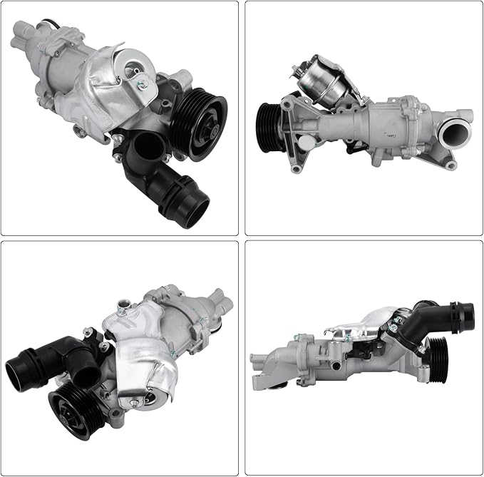 2742000301 Water Pump (4Cyl 2.0L) For Mercedes-Benz E-class W205 C250 C300,E-class W213 E200 E250 E300 GLK200 2742000800 2742001407 2742000601 Mechanical Water Pump, not Electronic Water Pump