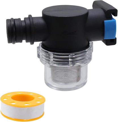 Water Pump Strainer Filter Set RV Replacement 3/4Inch RV Water Pump Strainer