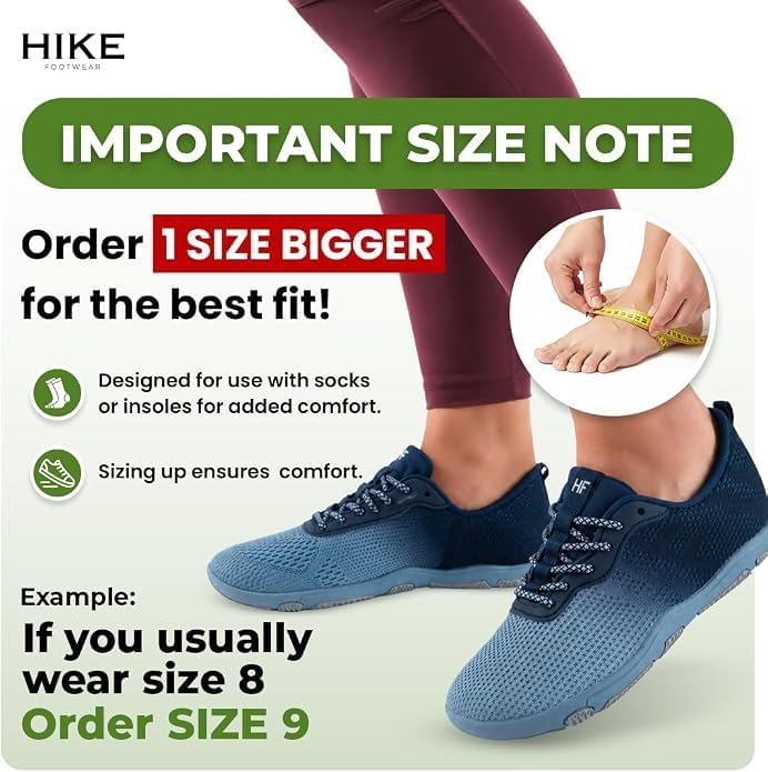 Hike Footwear Shade - Healthy Barefoot Shoes for All-Day Comfort & Foot Pain Relief, Wide Toe Ergonomic Design for Daily Wear, Minimalist Non-Slip Boots for Natural Walking, Unisex
