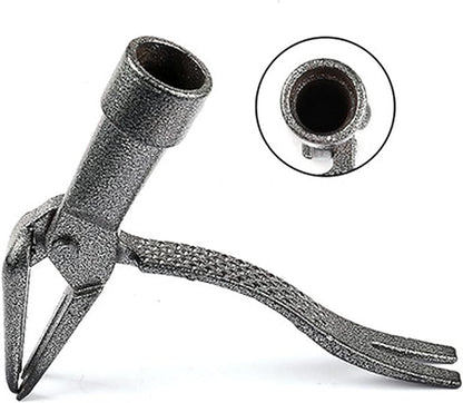 Heavy Duty Stand Up Weed Picker-Cast Iron Weed Removal Tool for Garden Handheld Weed Puller Without Bending Pulling, Kneeling -No Handle