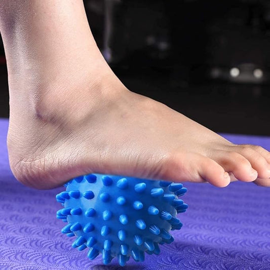 Massage Ball - Spiky for Deep Tissue Back Massage, Foot Massager, Plantar Fasciitis  All Over Body Deep Tissue Muscle Therapy - Your Compact Muscle Roller