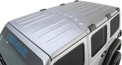Rhino-Rack Jeep Wrangler JL Unlimited 4 Door Hard Internal Structural Roof RackBare Backbone 3 Base Mounting System in Black