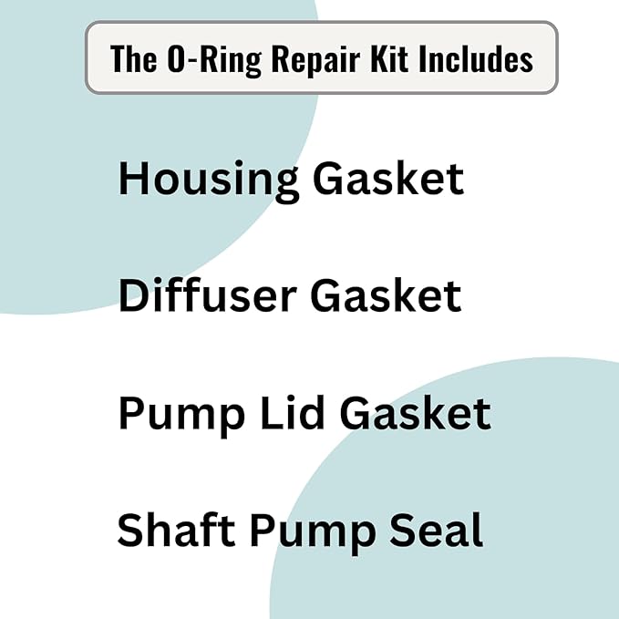 Southeastern Pool Pump Gasket Seal O-Ring Repair Kit for Hayward Super Pump SP2600, 1600, 2600X Kit 3 - Hayward Pool Pump Accessories - Pool Pump Maintenance Kit