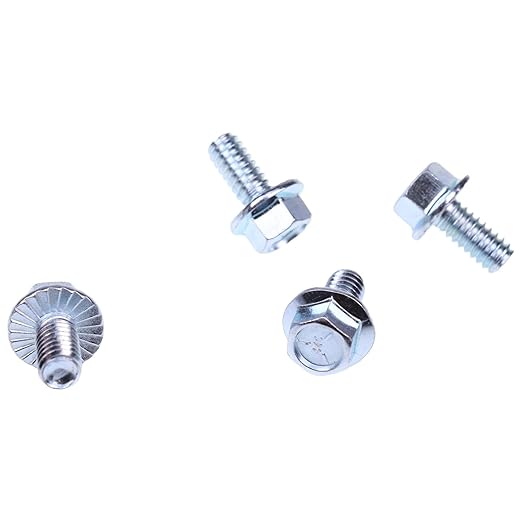 4X Hex Head Washer Self Tapping Screws 710-0599 Compatible with Columbia Craftsman Huskee Troy Bilt 420 1000 RZT-42 CC760ES 1170 RZT-S46 3225 Models