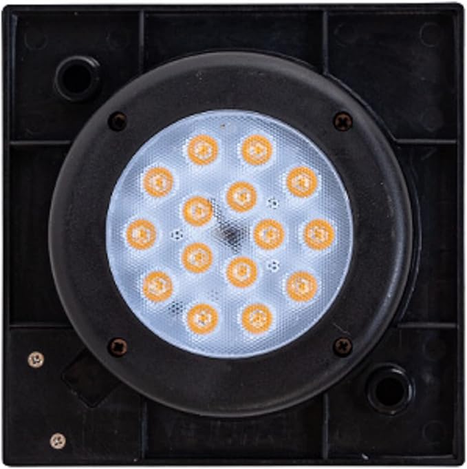 Grand patio Solar Lights Replacement Top Outdoor Solar Floor Lamp Replacement Part Waterproof 40 Lumen Warm White Super Bright SMD chip X15 Suit for Medium and Large Floor Lamps