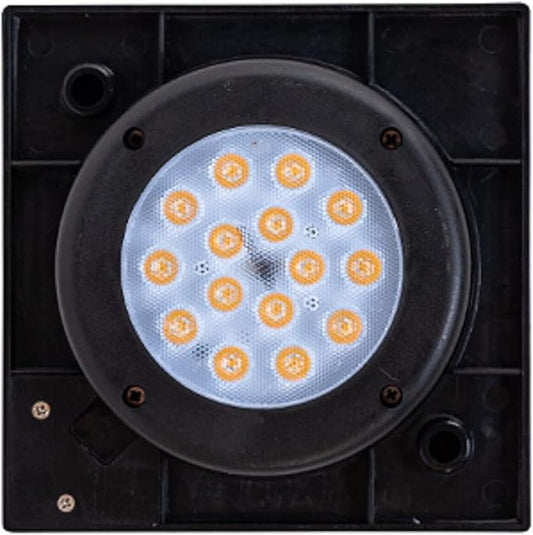 Grand patio Solar Lights Replacement Top Outdoor Solar Floor Lamp Replacement Part Waterproof 40 Lumen Warm White Super Bright SMD chip X15 Suit for Medium and Large Floor Lamps
