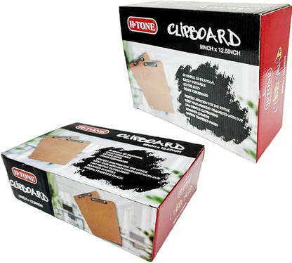 Clipboard Set of 6, Suitable for Classroom, Students, Children, A4 Standard clipboard Size 9 x 12.5 with Thin Clips, Office Supplies, School Supplies.