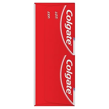 Colgate Baking Soda  Peroxide Toothpaste - Whitens Teeth, Fights Cavities  Removes Stains, Brisk Mint, 6 Ounce (Pack of 2)