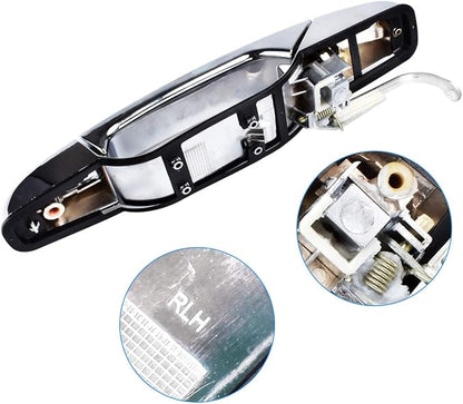 FAERSI Outside Exterior Door Handle Rear Driver Side Fits for 2007 2008 2009 2010 2011 2012 2013 2014 Cadillac Escalade, Avalanche Silverado Tahoe, GMC Sierra, Yukon, Yukon XL 80105 15915659