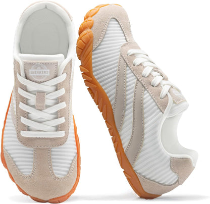 Women Casual Sneakers,Wide Toe Box Shoes Women Zero Drop Barefoot Shoe Men,Minimalist Trail Running Shoe,Non-Slip Lightweight Breathable Comfortable Fashion Walking Hiking Shoes Unisex