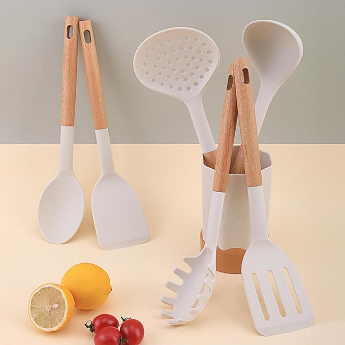 Kitchen Utensils Scraper Kitchen Utensils Cooking Stir-Fry Spatula Wooden Handle kitchenware