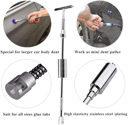 DBGT0 Sliding Hammer T-bar - Paintless Dent Puller Tool for Auto Body Repair Dent Removal