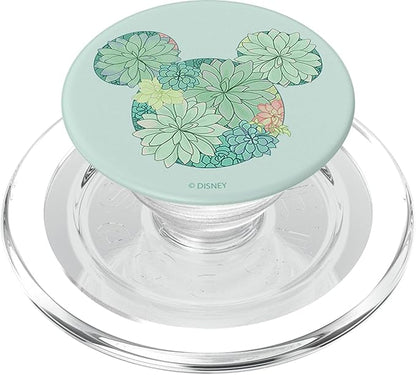 Disney Mickey  Friends Succulents Filled Mouse Silhouette PopSockets MagSafe PopGrip for iPhone