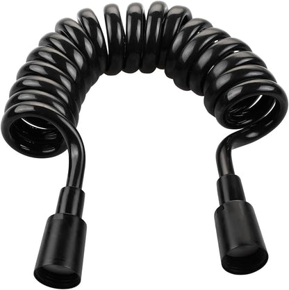 Shower Head Hose Extra Long Plastic 3m Flexible Bathroom Coil Hose Black, FHA017G