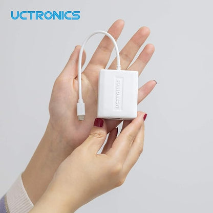 UCTRONICS for Raspberry Pi Zero Ethernet and Power, Micro USB EthernetPoE Adapter for Fire TV Stick, Chromecast, Google Mini, and More, IEEE 802.3af Compliant