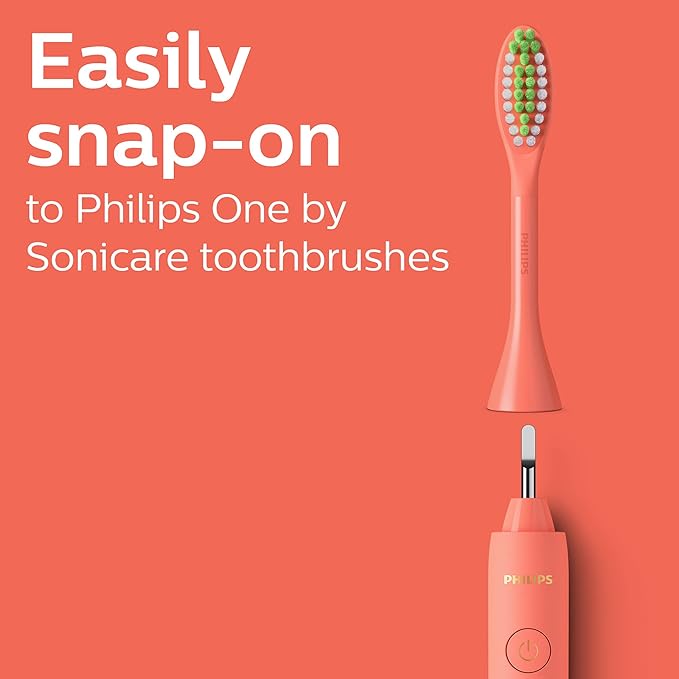 Philips One by Sonicare, 2 Brush Heads, Miami Coral, BH1022/01