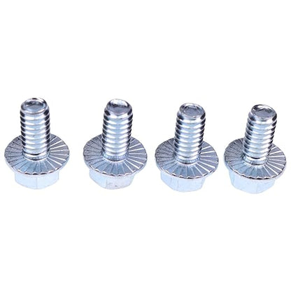4X Hex Head Washer Self Tapping Screws 710-0599 Compatible with Columbia Craftsman Huskee Troy Bilt 420 1000 RZT-42 CC760ES 1170 RZT-S46 3225 Models