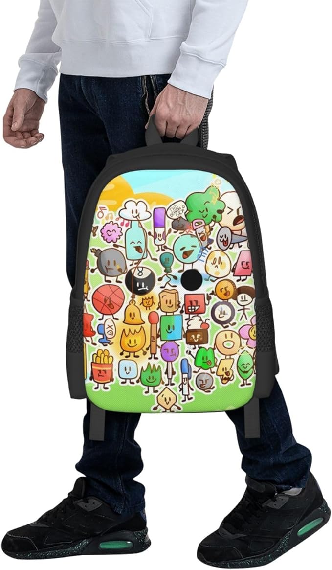 Bfdi-Battle for Dream-Island Backpack,3d Print Laptop Backpack Lightweight Casual Daypack Bookbag 16.5 In, 17 Inch