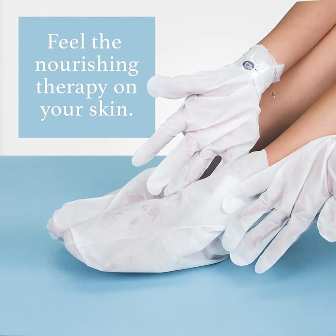 Epielle Relaxing Foot Masks, 6 Pairs Deep Moisturizing Socks for Dry Feet & Cracked Heels, Soften Skin with Melatonin & Lavender Extract, Korean Skin Care, Foot Spa Gifts for Women