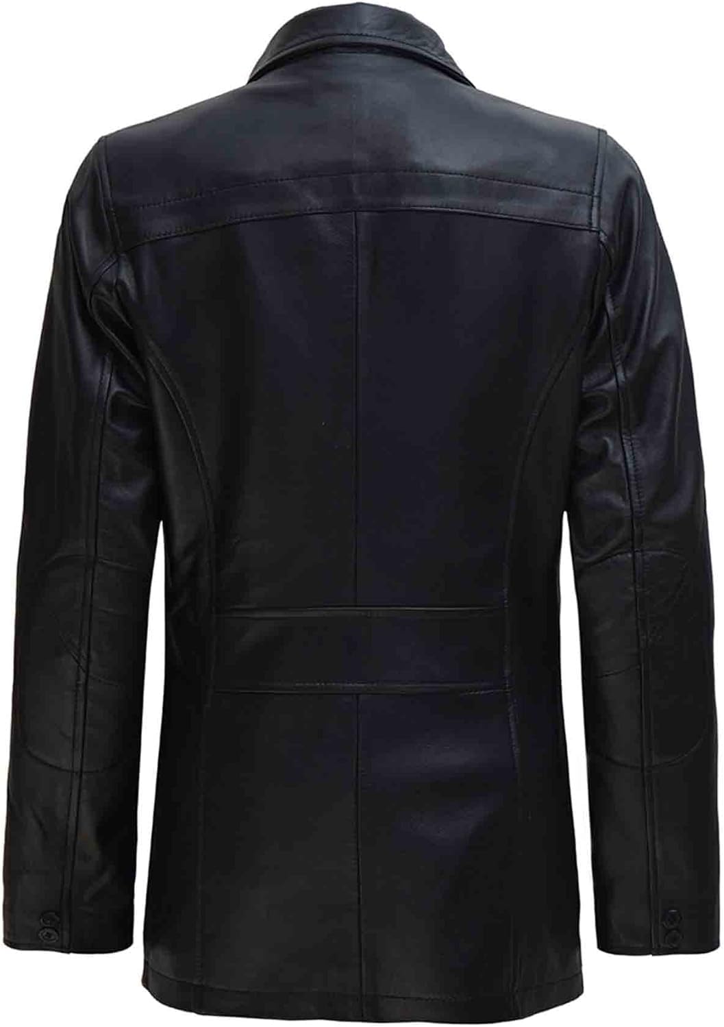 fjackets Leather Car Coats for Womens - Real Long Leather Jacket Women Premium Lambskin Leather Coat For Women