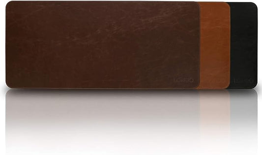 Londo Leather Extended Mouse Pad a Large Desk Mat for Office  Gaming, Smooth Writing Surface, Non-Slip Base, Durable  Stylish Workspace Accessory