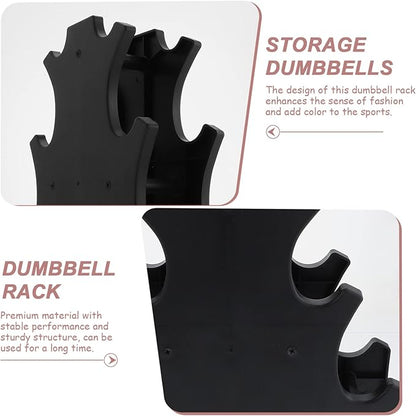 Superior Dumbbell Racks Plastic Dumbbell Holder 2pcs Dumbbell Storage Racks