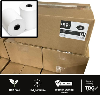 3 18 x 230' Thermal Paper Rolls - BPA FREE  MADE IN USA - Receipt paper rolls  Point of Sale Cash Register - Thermal printer paper - Credit Card Paper - for POS systems (1 Case - 30 Rolls)