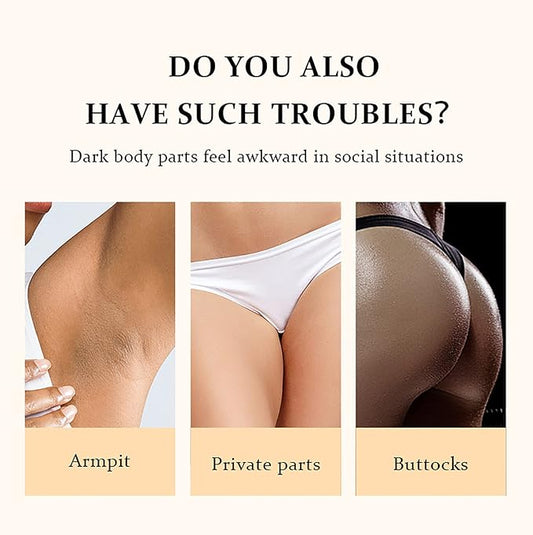 30ml Snow Bleach Cream for Private Part Underarm Whitening, Dark Skin Bleaching Cream for Dark Spots, Face and Body Skin Lightening Bleaching Cream for Intimate Areas Brightening (30ml)