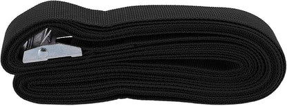 Luggage Tie Down Strap Heavy Duty Flexible Secure Hold 4 Suitcase Straps Quick Release Buckles for Camping (Black)