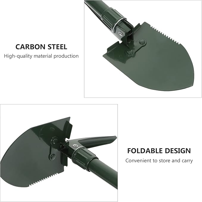 BESPORTBLE 1 Set Snow Shovel Gardening Shovel Garden Shovel for Winter Foldable Ice Shovel Winter Snow Removal Tool Household Tool Camping Foldable Shovel Durable Shovel Practical Shovel