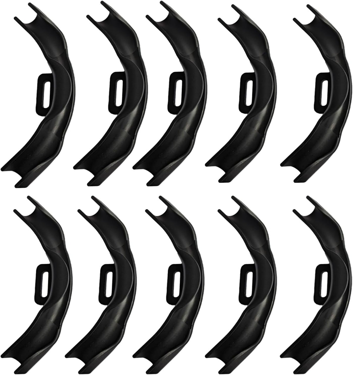 XFITTING 3/8 in - 1/2 in Pex Tubing Bend Support with Nail Tab Heavy Duty Reinforced Plastic, 10 Pieces