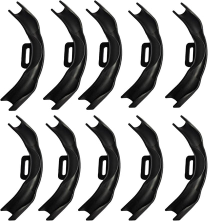 XFITTING 3/8 in - 1/2 in Pex Tubing Bend Support with Nail Tab Heavy Duty Reinforced Plastic, 10 Pieces