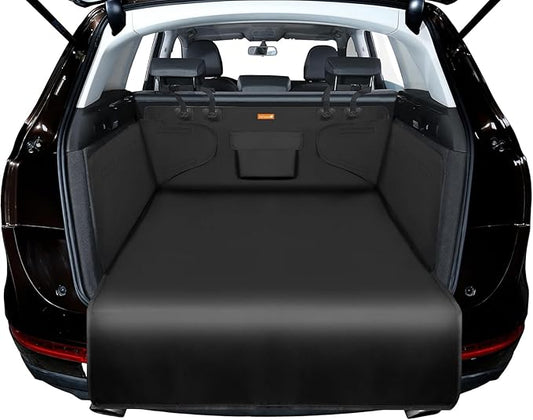 Alfheim Cargo Liner for Dogs, Nonslip Waterproof Pet Boot Liner with Bumper Flap Protector, Durable Washable Cargo Cover Mat Travel, Universal for Medium Small Car Truck SUV