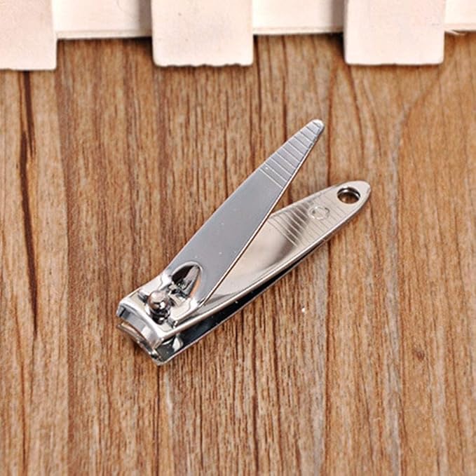 Silver Stainless Steel Hand Toe Nail Clipper Cutter Trimmer Manicure Pedicure Care Scissors Fingernail and Toenail Clippers