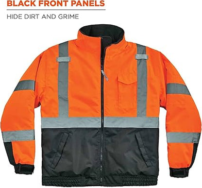 Ergodyne Standard Hi Vis Bomber Safety Jacket