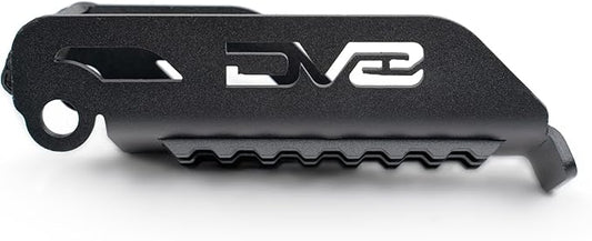Foot Pegs for the 2007-2025 Jeep Wrangler JK/JL & Gladiator JT | Sold as a Pair | Rugged Anti-Slip Pedal Grip Design | Fits Front and Rear Hinges | Includes Padded Stopper | DV8 Offroad