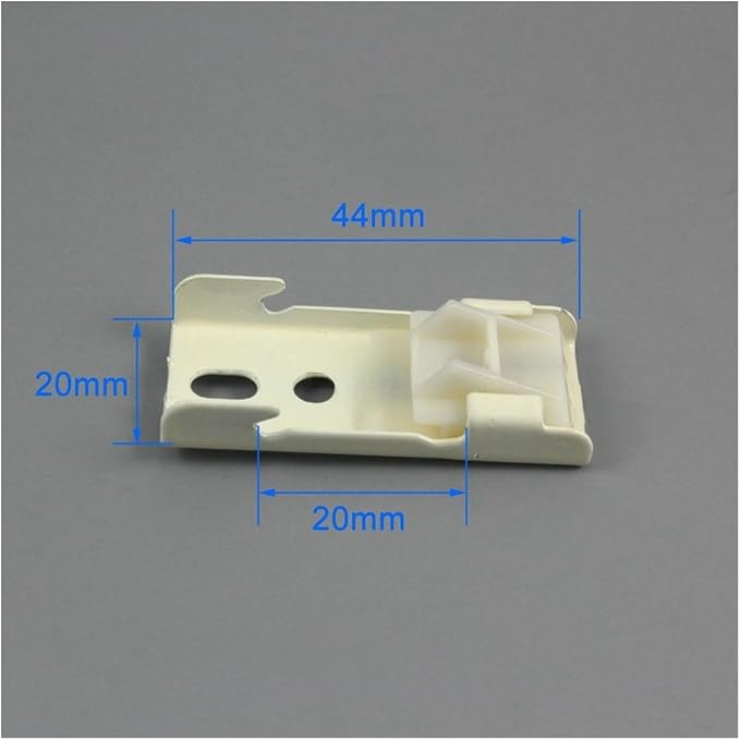 10 Pieces Curtain Track Bracket Curtain Track Brace 20x44mm