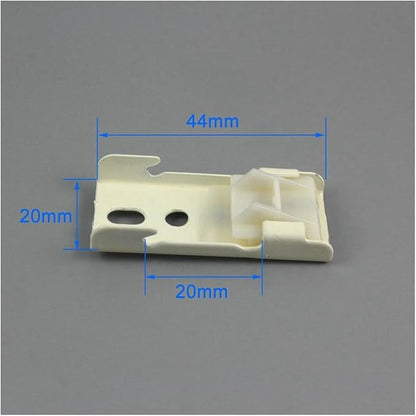 10 Pieces Curtain Track Bracket Curtain Track Brace 20x44mm