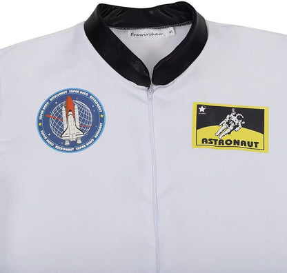 Astronaut Costume Adult for Mens Space Suit Spaceman Explorer Flight Suit Cosplay Costumes Halloween