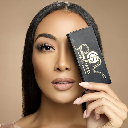 3D Mink Lashes | Luxury Real Mink Eyelashes Cruelty-Free False Lashes Reusable, Maximum Volume 18mm-25mm Wispy and Fluffy Real Mink Lashes (Bella Donna)