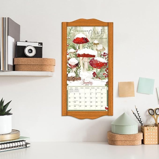Lang, Abundant Friendship 2026 Vertical Wall Calendar, 8'' X 15.8'', 12-Month Calendar with Stapled Binding