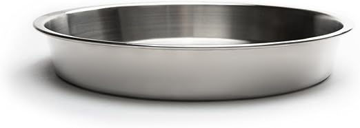 Fox Run Round Cake Stainless Steel Baking Pans, 9 inches