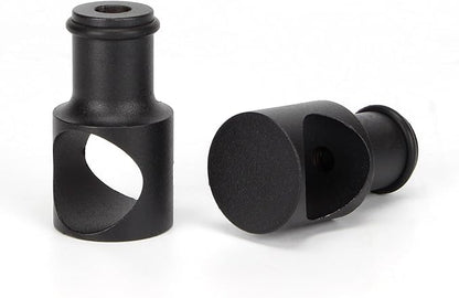 1Pcs Limiting Stopper Rolling Library Ladder Hardware Kit, Rail Stoppers Sliding Library Ladder Black Track Kit, Track Stopper Rolling Ladder Hardware Limiters