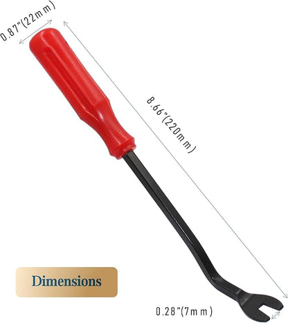 Plastic Fastener Remover Clip Removal Tool for Auto Trim, Door Panel, Molding, Dash AudioRadio, Upholstery Clip and Fastener Non-Scratch Nylon Fiber Design